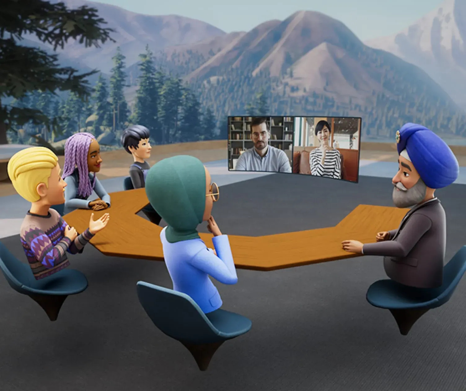 Screenshot of app Horizon Workrooms